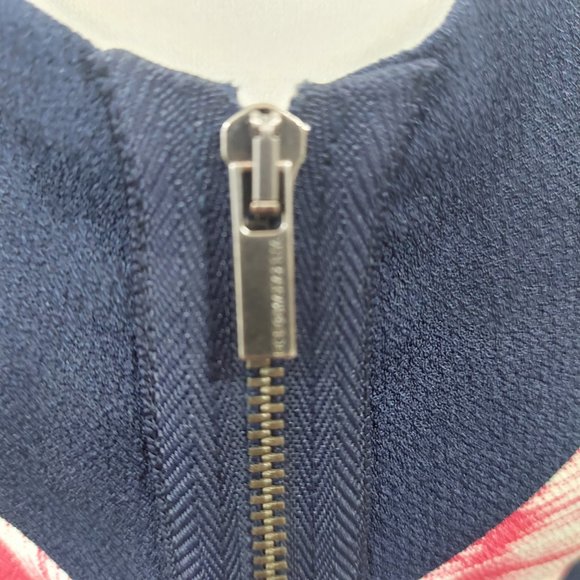 BCBG MAXAZRIA Averie Sleeveless Dress Blue Red NWOT SZ 4 - Picture 10 of 15